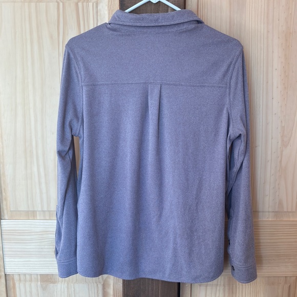 NWOT Lavender Button-Up - Picture 8 of 8